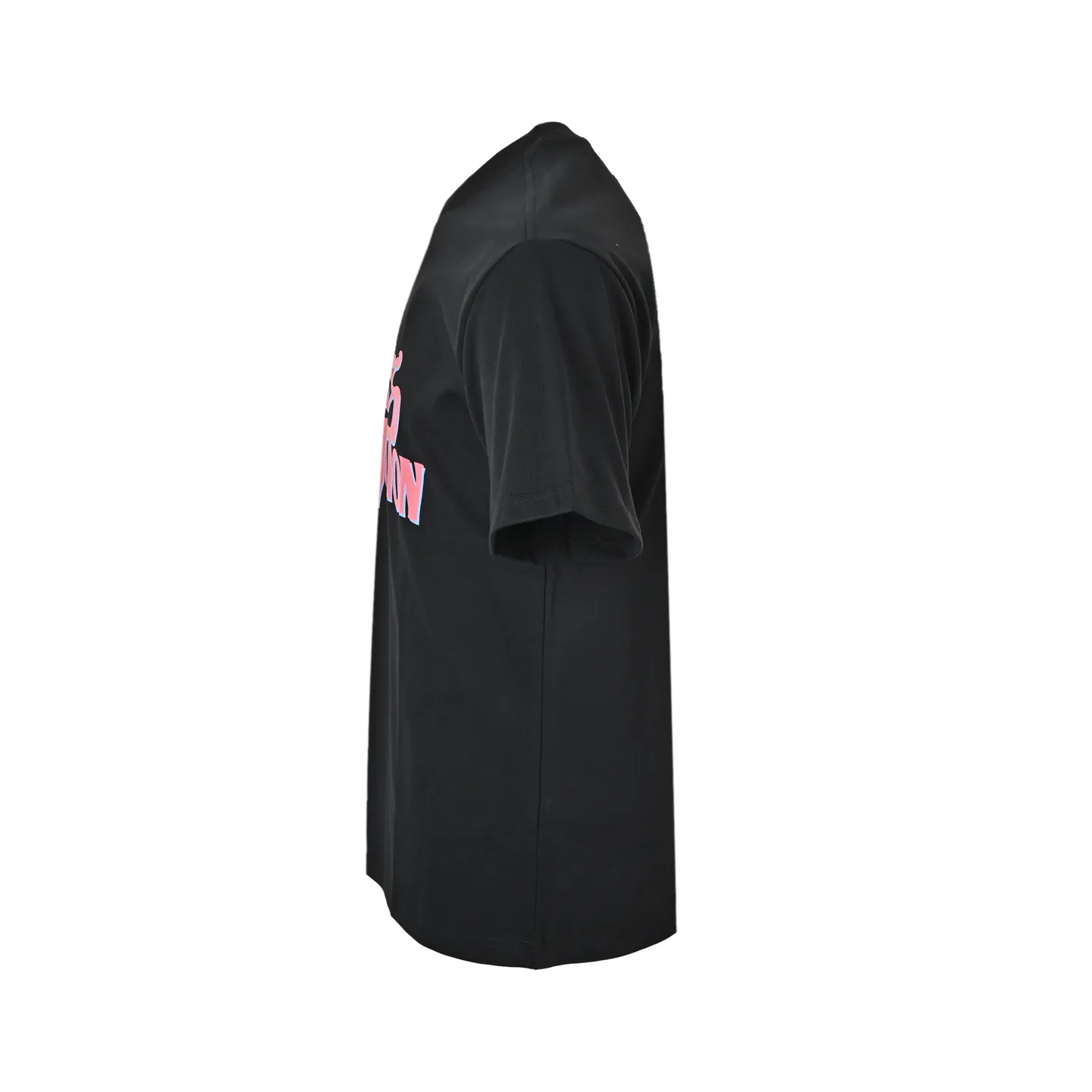 Louis Vuitton/Louis Vuitton pink graffiti 3D letter short sleeves
